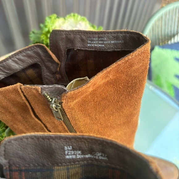 Born Suede & Leather Tall Boots w/Braided Trim - Picture 4 of 15